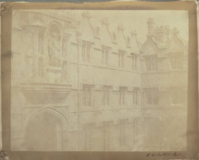 El cuadrángulo Radcliffe, University College, Oxford de William Henry Fox Talbot